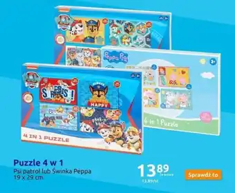 Action Puzzle 4 w 1 oferta