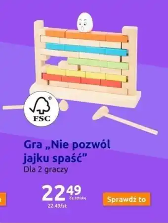 Action Gra ,,Nie pozwól jajku spaść" oferta