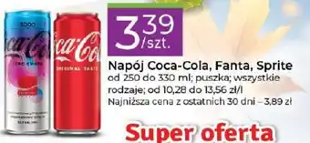 Stokrotka Napój Coca-Cola, Fanta, Sprite 250-330ml oferta