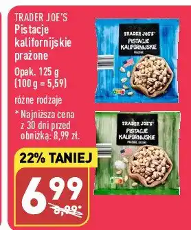 ALDI Pistacje kalifornijskie prażone solone oferta
