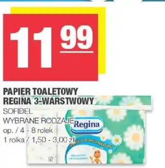 Spar PAPIER TOALETOWY REGINA 3-WARSTWOWY oferta