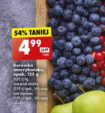 Biedronka Borówka amerykańska, opak. 125 g oferta