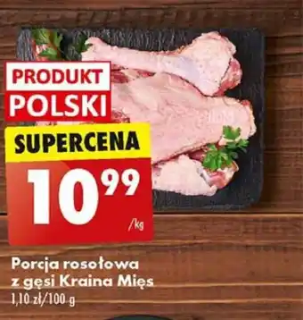 Biedronka Porcja rosołowa z gęsi Kraina Mięs 1 kg oferta