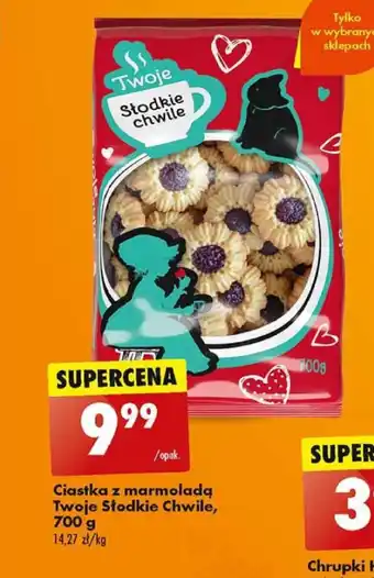 Biedronka Ciastka z marmoladą Twoje Słodkie Chwile, 700 g oferta