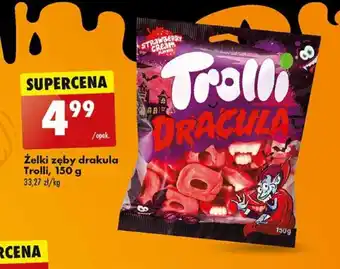 Biedronka Żelki zęby drakula Trolli, 150 g oferta
