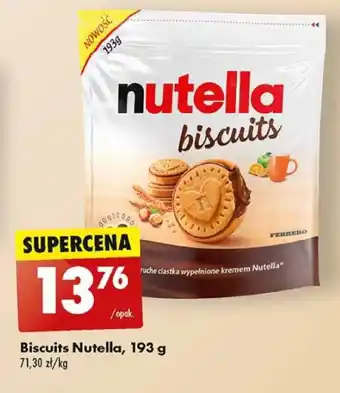 Biedronka Biscuits Nutella, 193 g oferta