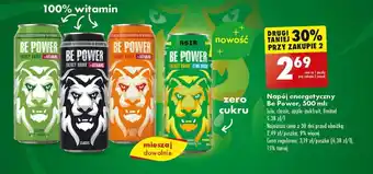 Biedronka Napój energetyczny Be Power, 500 ml oferta