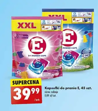 Biedronka Kapsułki do prania E, 45 szt. oferta