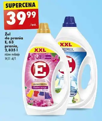 Biedronka Żel do prania E, 63 prania, 2,835 l oferta