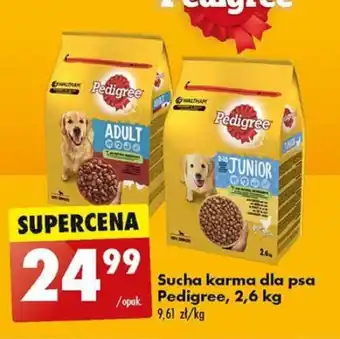 Biedronka Sucha karma dla psa Pedigree, 2,6 kg oferta