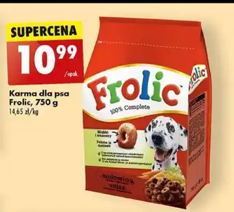 Biedronka Karma dla psa Frolic, 750 g oferta