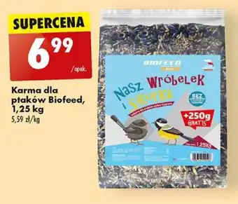 Biedronka Karma dla ptaków Biofeed, 1,25 kg oferta