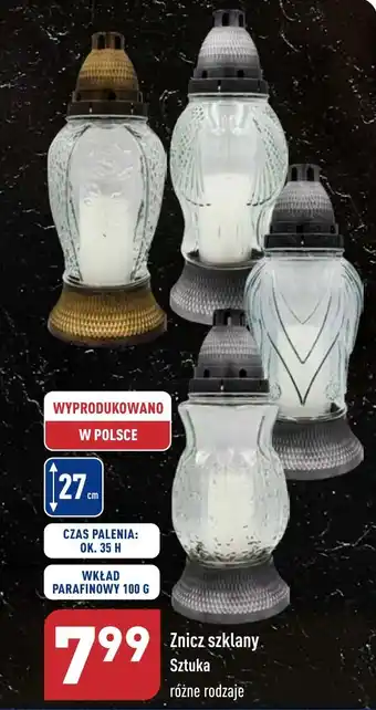 ALDI Znicz szklany oferta