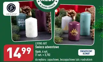 ALDI LIVING ART Świece adwentowe oferta
