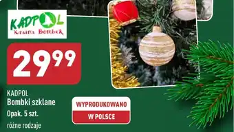 ALDI KADPOL Bombki szklane oferta