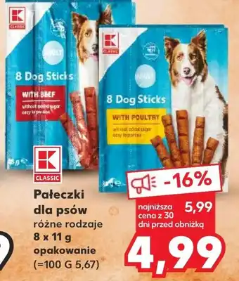 Kaufland Pałeczki dla psa oferta