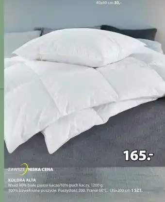 JYSK Kołdra oferta