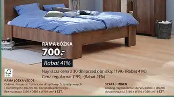 JYSK Rama łóżka oferta