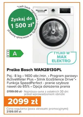 Max Elektro Pralka oferta