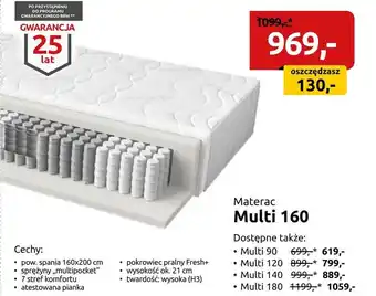 Black Red White Materac oferta