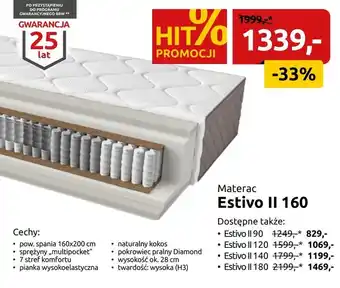 Black Red White Materac oferta