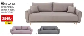 Black Red White Sofa oferta