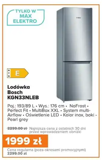 Max Elektro Lodówka oferta