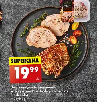 Biedronka Udo z indyka faszerowane z papryką marynowaną oferta