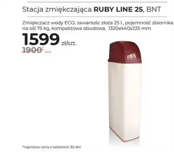 Apis Stacja zmiękczająca RUBY LINE 25 oferta