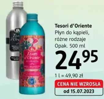 dm drogerie markt Tesori d'Oriente Płyn do kąpieli 500 ml oferta