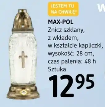 dm drogerie markt MAX-POL Znicz szklany oferta