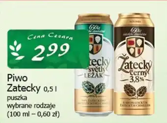 Cezar Delikatesy Piwo Zatecky 0,5 L oferta