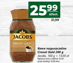 Społem Jacobs cronat gold kawa rozpuszczalna 200 g oferta