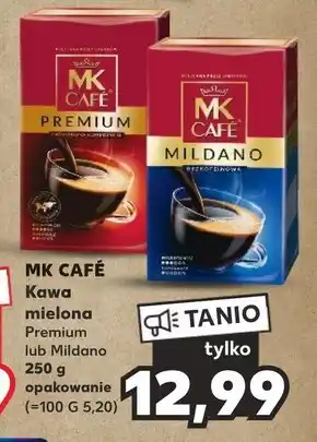 Kaufland Mk café premium kawa palona mielona 250 g oferta