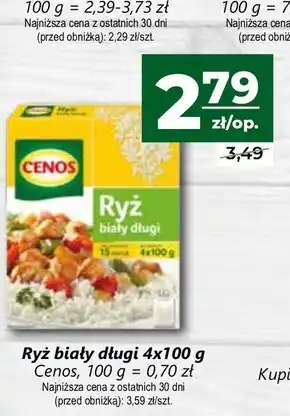 Społem Cenos ryż biały długi 400 g (4 torebki) oferta