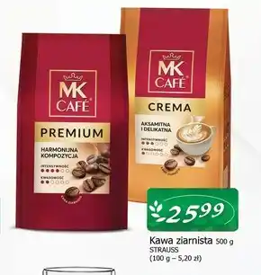 Cezar Delikatesy Mk café crema kawa ziarnista 500 g oferta