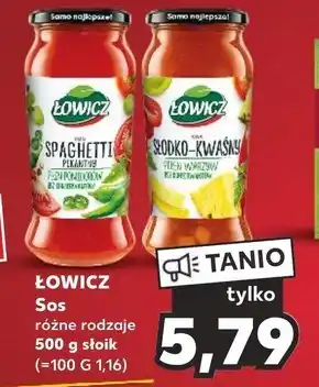 Kaufland Łowicz sos spaghetti 500 g oferta