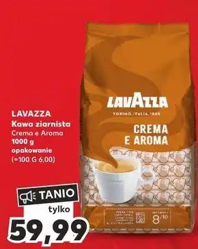 Kaufland Lavazza espresso crema e aroma kawa ziarnista 1000 g oferta