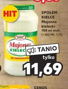 Kaufland Majonez kielecki 700 ml oferta