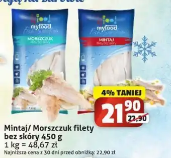 Sedal Mintaj/ Morszczuk filety bez skóry 450 g oferta