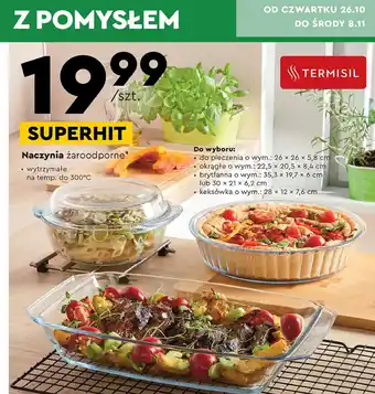 Biedronka Naczynie żaroodporne do pieczenia 26 x 26 x 5.8 cm oferta