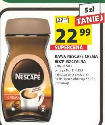 Arhelan KAWA NESCAFE CREMA ROZPUSZCZALNA 200g oferta