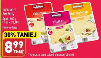 ALDI Ser żółty 400 g oferta