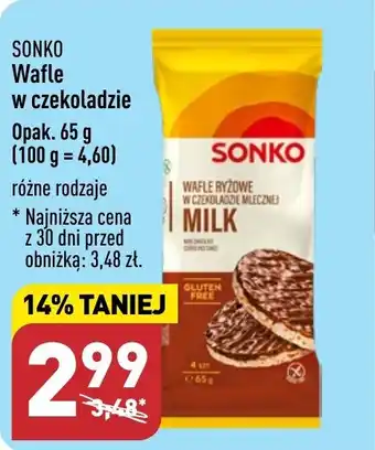 ALDI Wafle w czekoladzie 65 g oferta