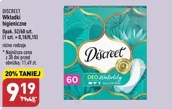 ALDI Wkładki higieniczne oferta