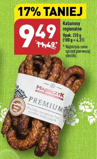 ALDI Kabanosy regionalne 220 g oferta