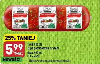 ALDI Zupa pomidorowa z ryżem 900 ml oferta