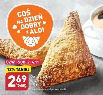 ALDI Ciastko z jabłkiem 110 g oferta