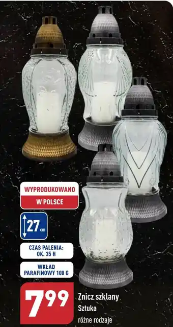 ALDI Znicz szklany oferta