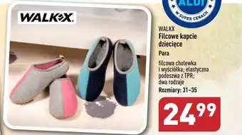 ALDI Filcowe kapcie dziecięce oferta